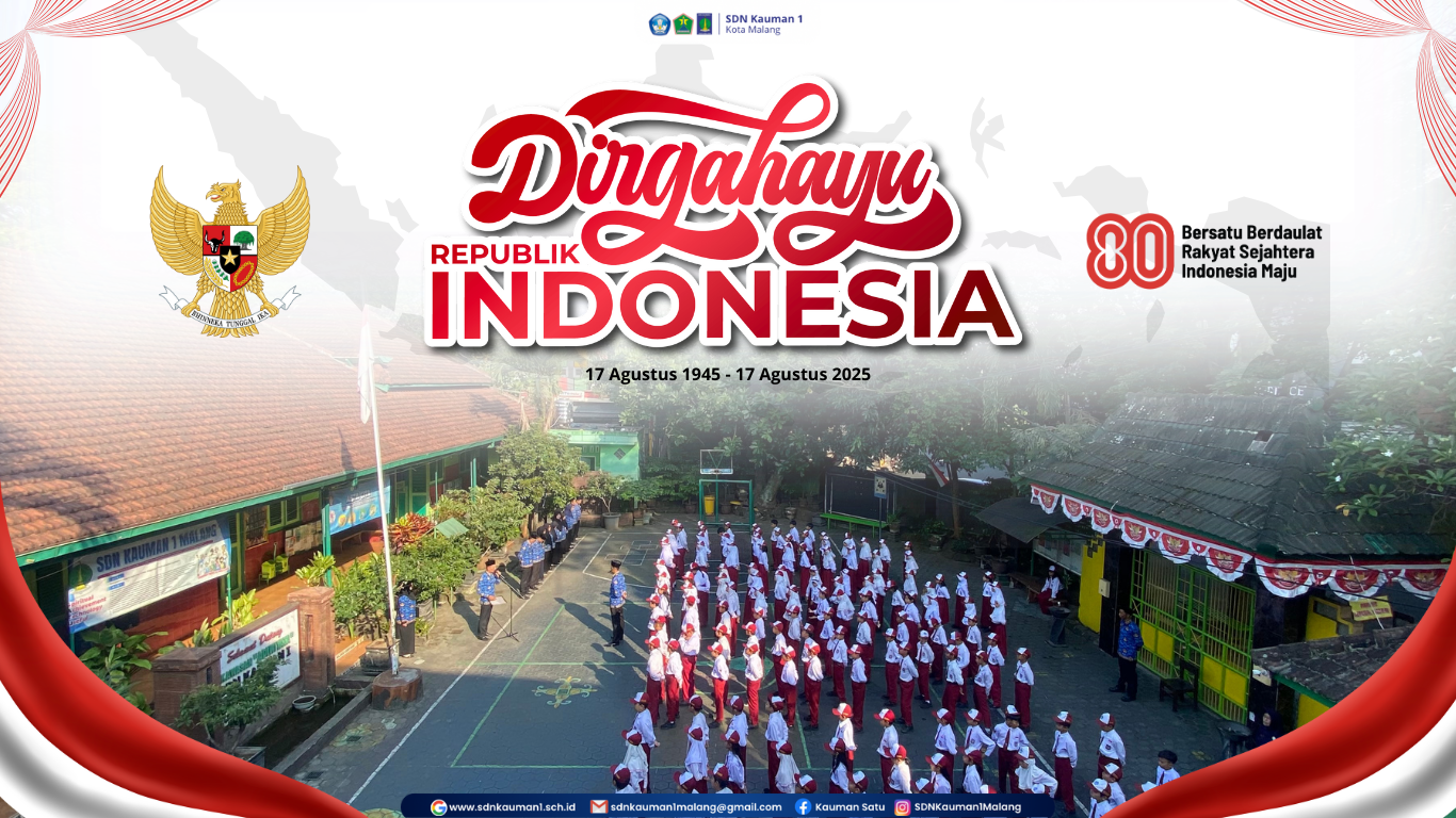 SDN Kauman 1 Malang Meriahkan Peringatan Dirgahayu Republik Indonesia ke-80